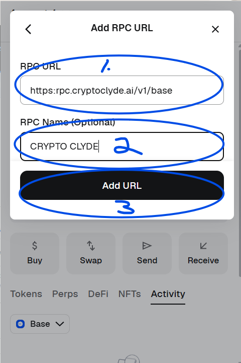 Currency and block explorer confirmed, Save button
